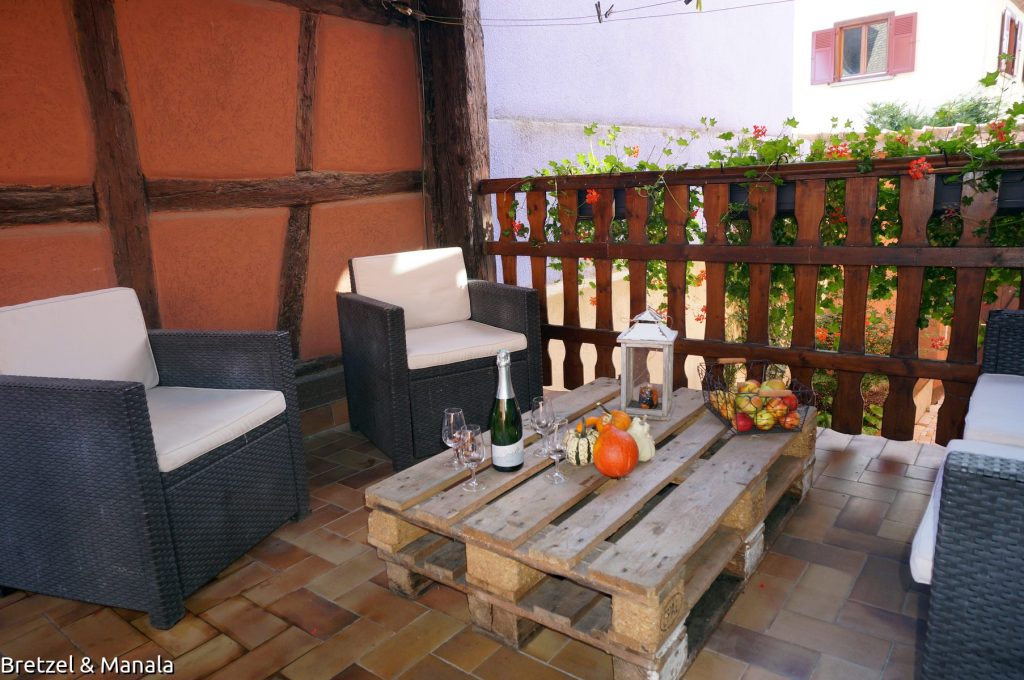Terrasse, fauteuils