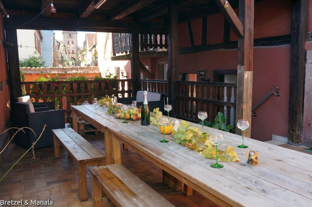 Terrasse, table